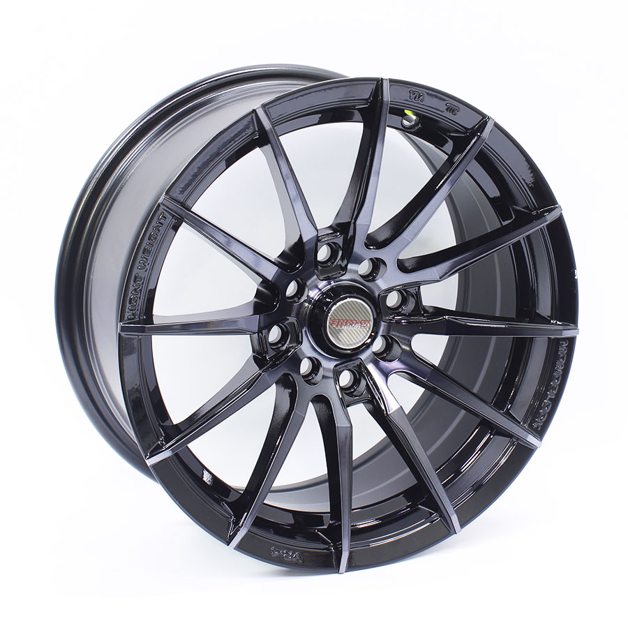 15″ A-Line Zest 4/100 & 4/114 Satin Black Tint Alloy Wheels