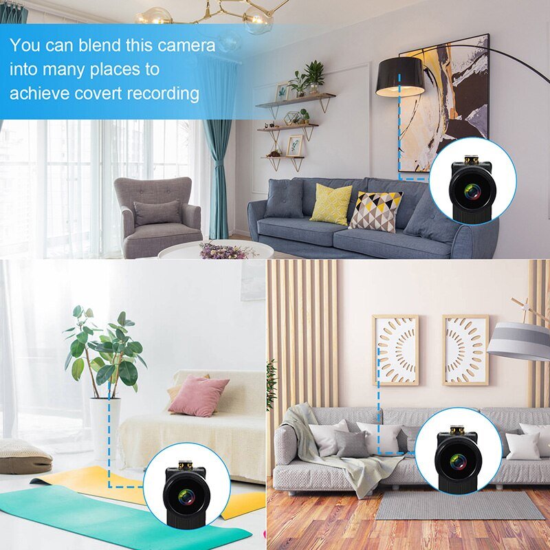 Miniature WiFi Spy Camera HD Video Recorder with Motion Sensor + Much More. NEW
