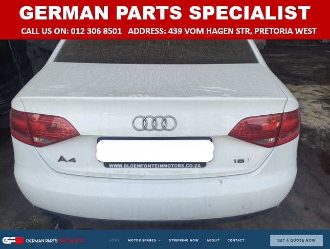 Audi A4 2011 USED replacement boot lid for sale - Private Seller Audi A4 2011 USED replacement boot lid for sale - Private Seller
