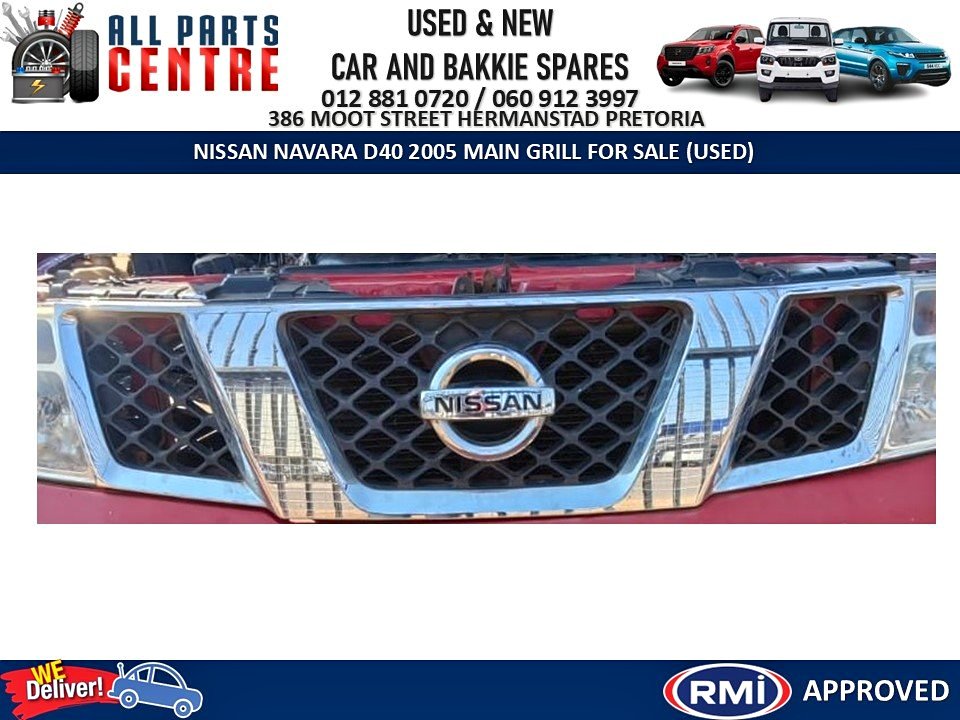 Nissan Navara D40 Main Front Bumper Centre Grill For Sale - Used - Private Seller Nissan Navara D40 Main Front Bumper Centre Grill For Sale - Used - Private Seller