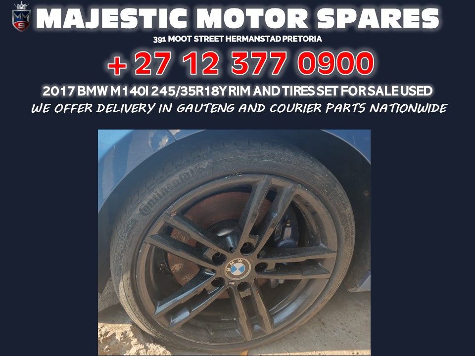 Bmw M140i F20 lci 245/35R18Y rims and mag tire set  for sale used - Private Seller