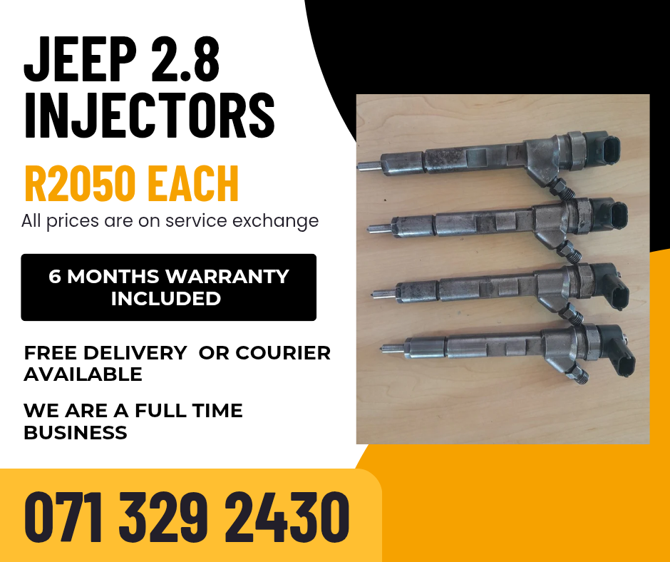 JEEP 2.8 INJECTORS FOR SALE WITH WARRANTY INCLUDED - Private Seller JEEP 2.8 INJECTORS FOR SALE WITH WARRANTY INCLUDED - Private Seller