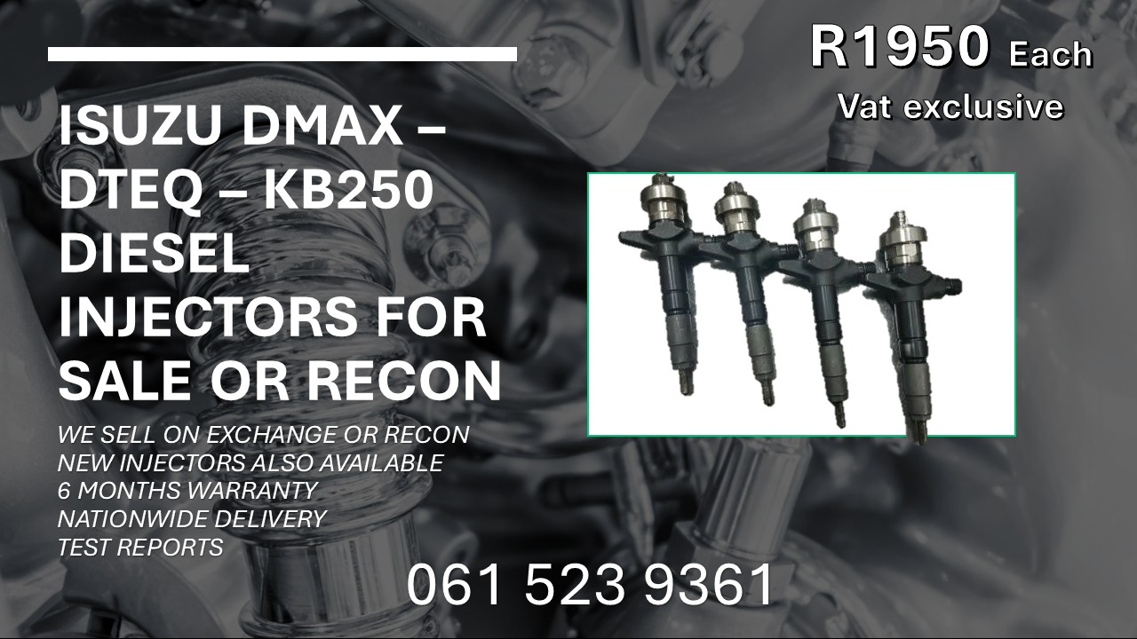 ISUZU DMAX DIESEL INJECTORS FOR SALE WITH TEST REPORTS - Private Seller ISUZU DMAX DIESEL INJECTORS FOR SALE WITH TEST REPORTS - Private Seller