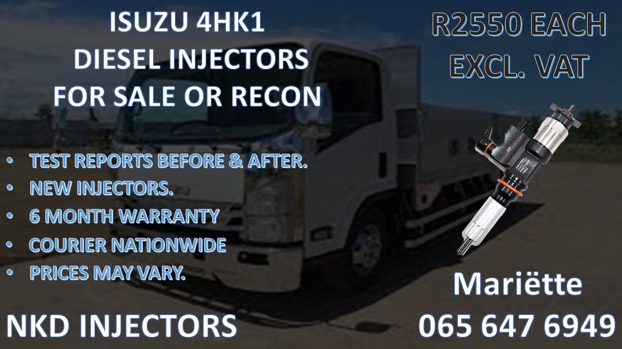 Performance Diesel Injectors for sale ISUZU 4HK1 - Private Seller Performance Diesel Injectors for sale ISUZU 4HK1 - Private Seller