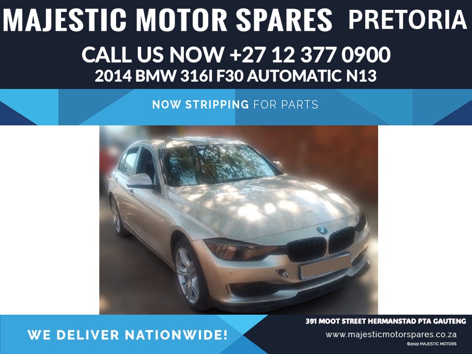 Bmw 316i F30 N13 petrol stripping for spares used - Private Seller Bmw 316i F30 N13 petrol stripping for spares used - Private Seller