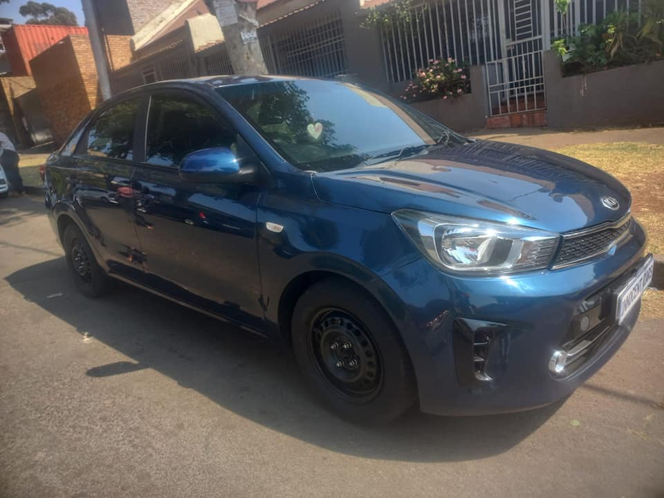 2021 KIA PEGAS SEDAN 1.4 PETROL, MANUAL, NAVY BLUE COLOR, MILEAGE 75000KMS