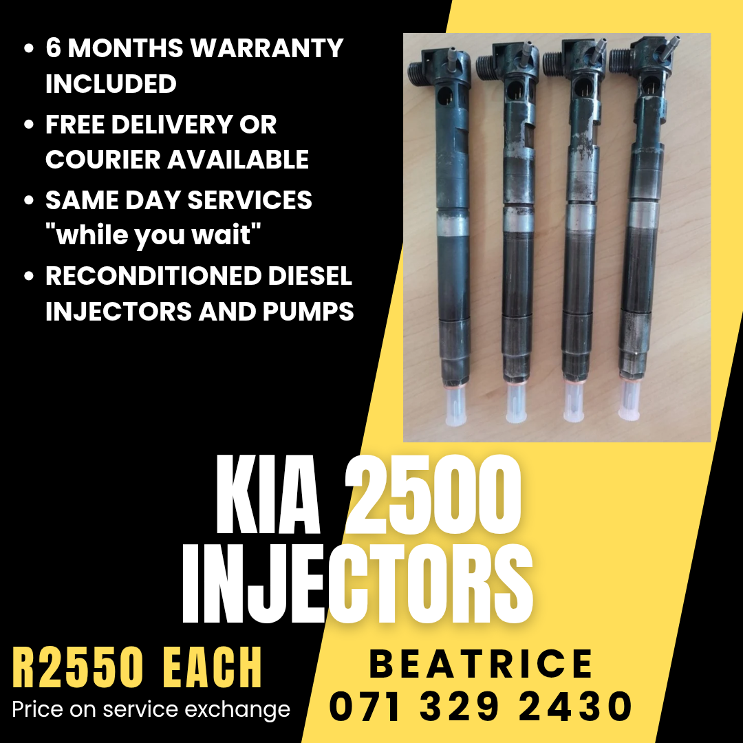 KIA 2500 INJECTORS FOR SALE WITH WARRANTY INCLUDED - Private Seller KIA 2500 INJECTORS FOR SALE WITH WARRANTY INCLUDED - Private Seller