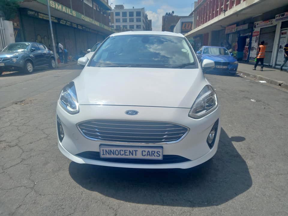 2020 FORD FIESTA 1.0 PETROL, AUTOMATIC TRANSMISSION, WHITE COLOUR, MILEAGE