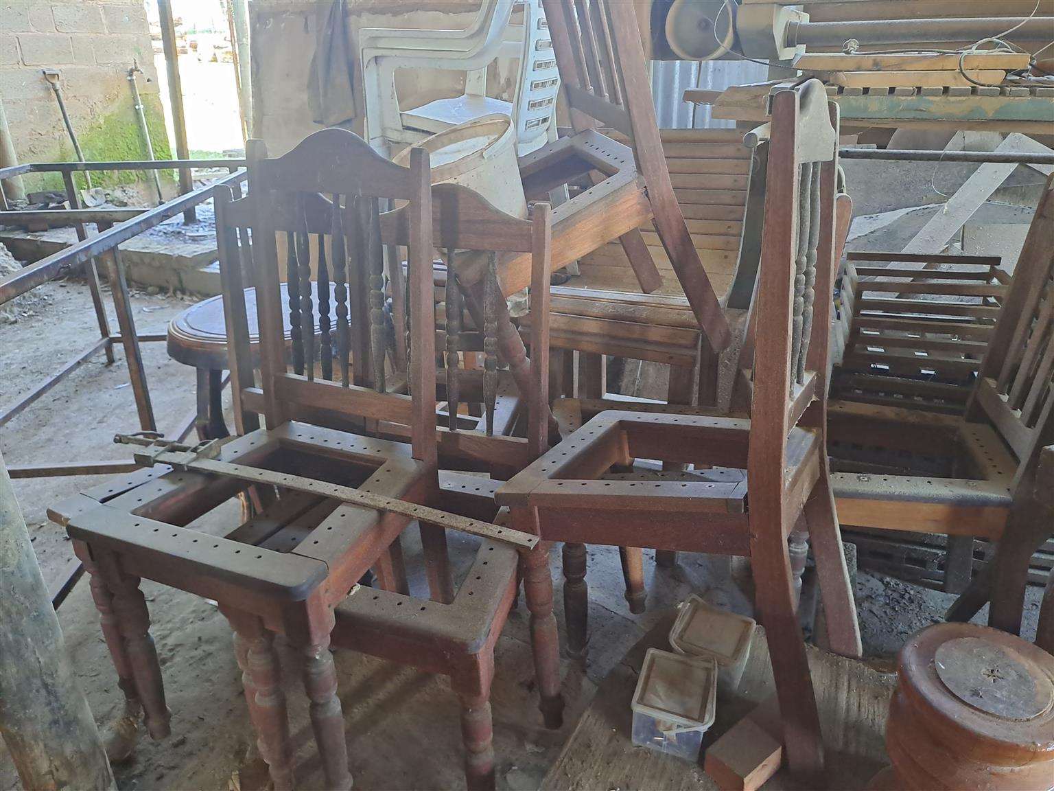 Antique chairs and furniture