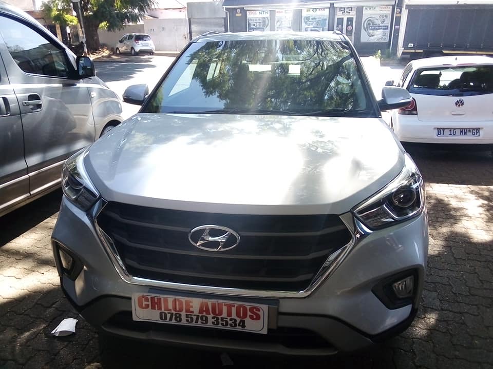2019 HYUNDAI CRETA 1.6 DIESEL, REVERSE CAMERA  AUTOMATIC  SILVER FULL SERVICE HISTORY, LEATHER