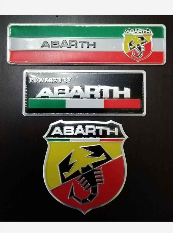 Fiat Arbarth badges emblems decals stickers - Private Seller