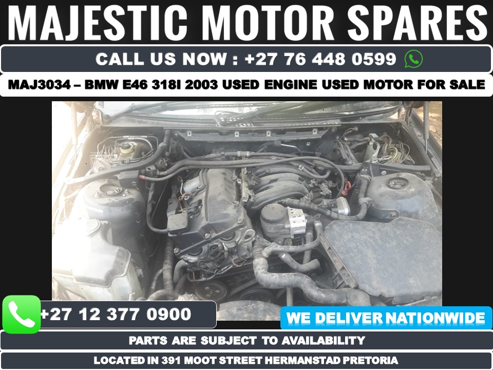 2003 Bmw 318i used engine for sale