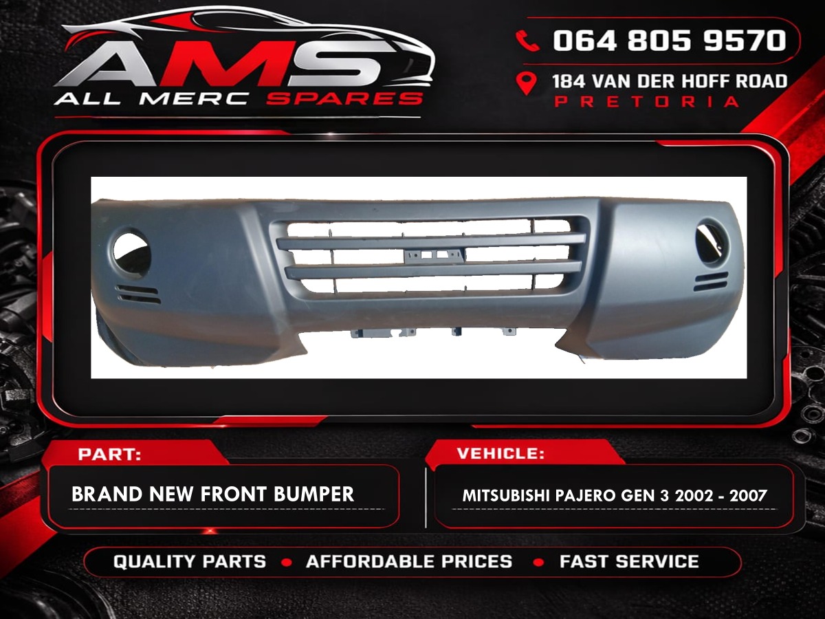 New Mitsubishi Pajero Gen 3 Front Bumper 2002–2007 - Private Seller New Mitsubishi Pajero Gen 3 Front Bumper 2002–2007 - Private Seller