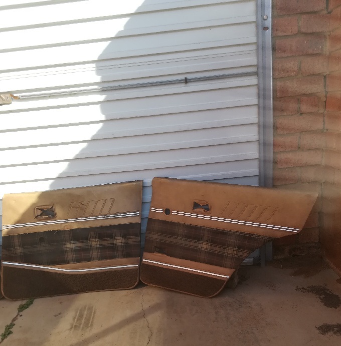 Datsun Stanza SSS Original Door Panels for Sale - Private Seller Datsun Stanza SSS Original Door Panels for Sale - Private Seller