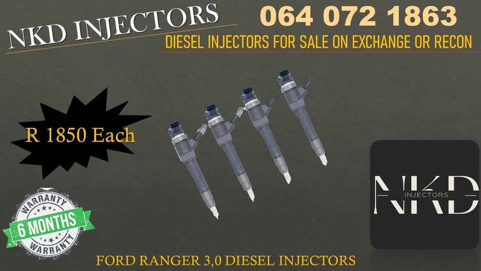 FORD RANGER 2.2-3.0-3.2 DIESEL INJECTORS ON RECON FOR SALE OR ON EXCHANGE - Private Seller