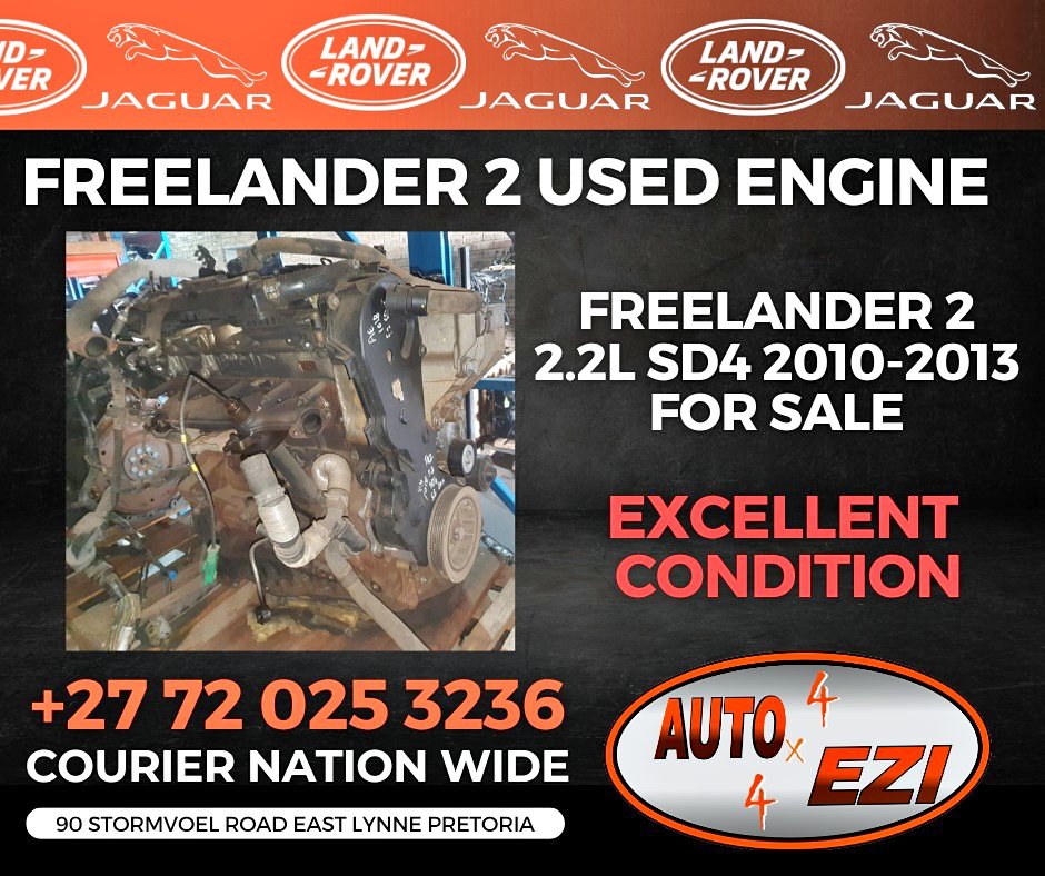 Land Rover Freelander 2 2.2L SD Used Engine For Sale - Private Seller Land Rover Freelander 2 2.2L SD Used Engine For Sale - Private Seller