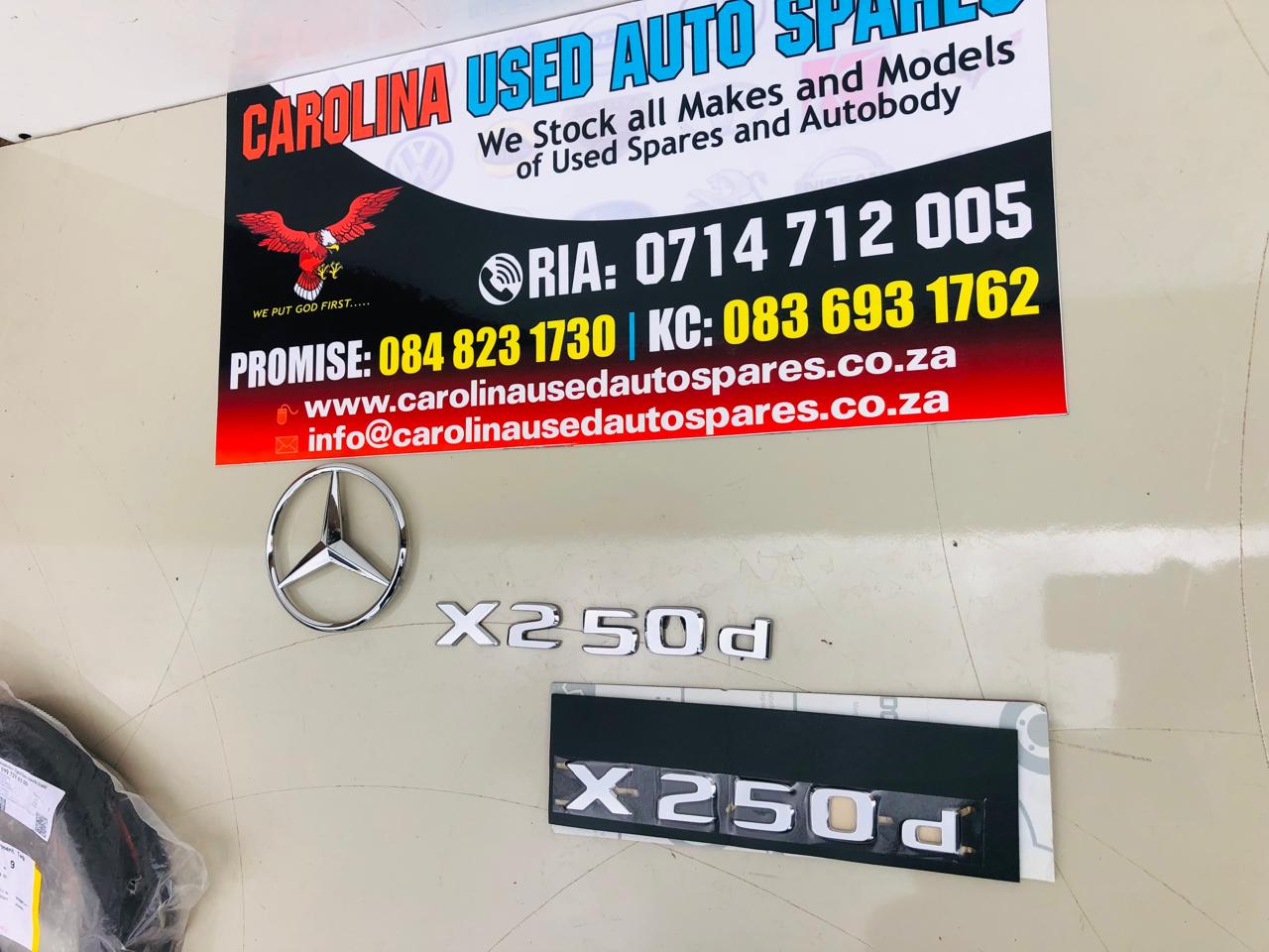 Mercedes Benz X-Class X250d tailgate emblem - Private Seller Mercedes Benz X-Class X250d tailgate emblem - Private Seller