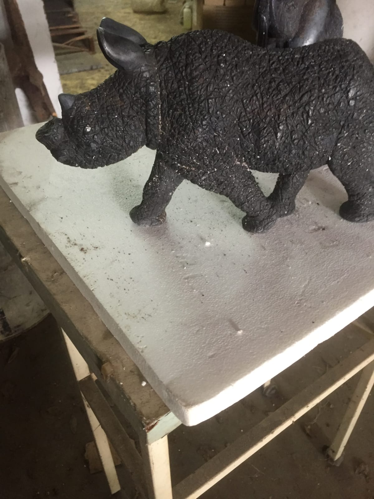 Soapstone african wildlife ornaments.