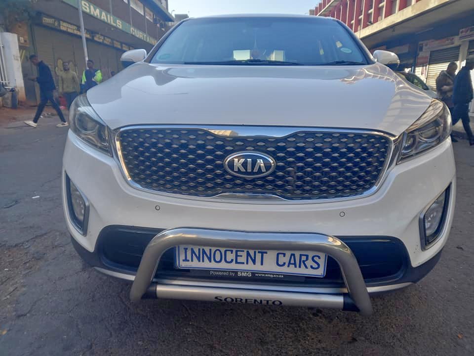 2016 KIA SORENTO 2.4 CRDI DIESEL, AUTOMATIC, WHITE COLOR, MILEAGE