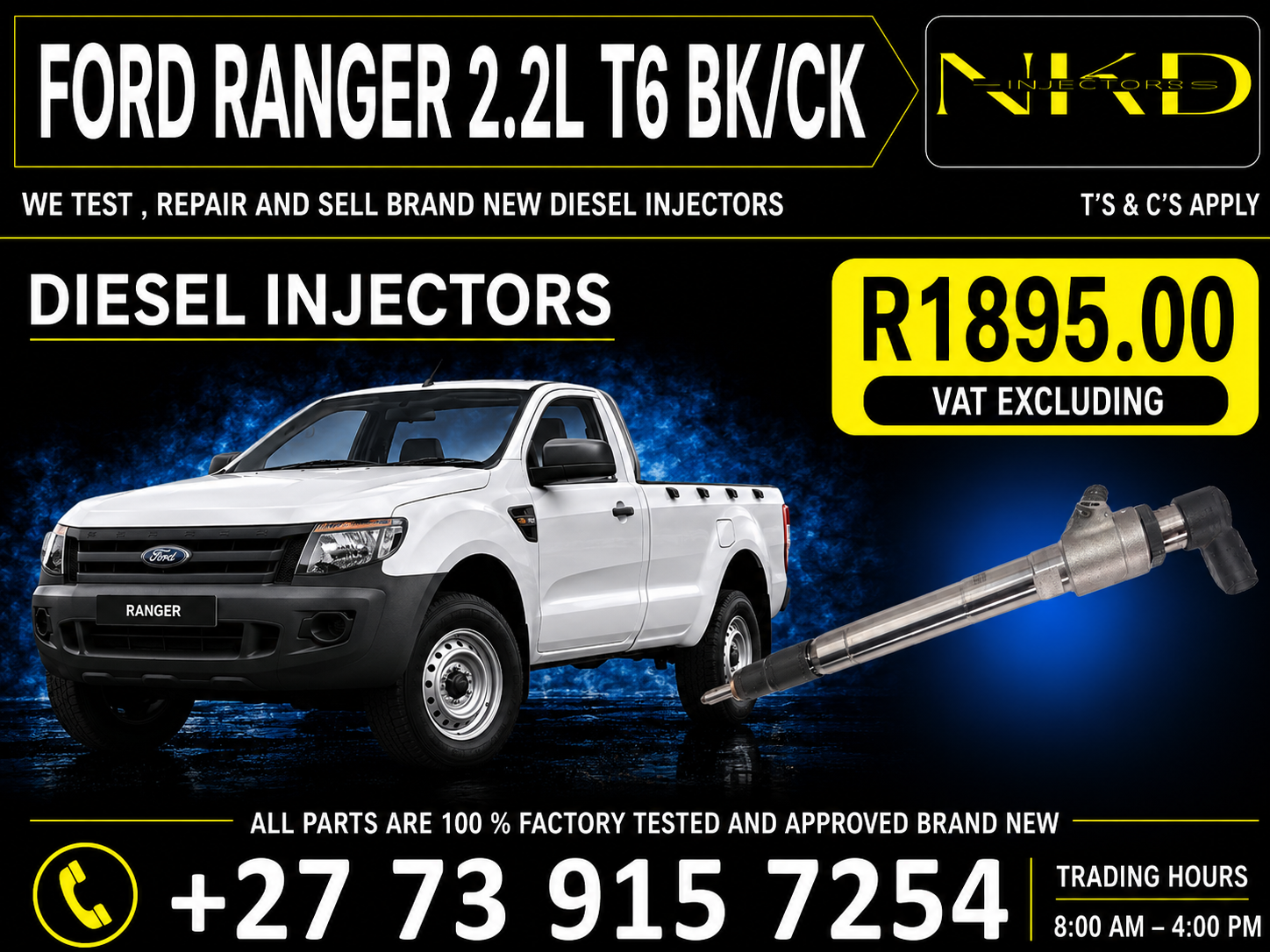 Injectors_Ford_Ranger_2.2L_Siemens - Private Seller Injectors_Ford_Ranger_2.2L_Siemens - Private Seller