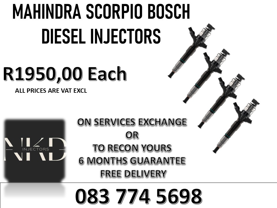 MAHINDRA SCORPIO - QUALITY DIESEL INJECTORS AVAILABLE FOR SALE & RECONDITIONING - Private Seller MAHINDRA SCORPIO - QUALITY DIESEL INJECTORS AVAILABLE FOR SALE & RECONDITIONING - Private Seller