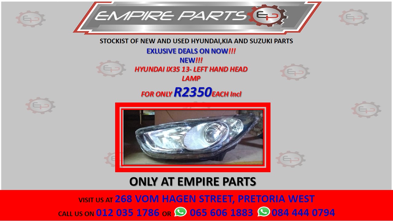 HYUNDAI IX35 13- LEFT HAND HEAD LAMP - Private Seller