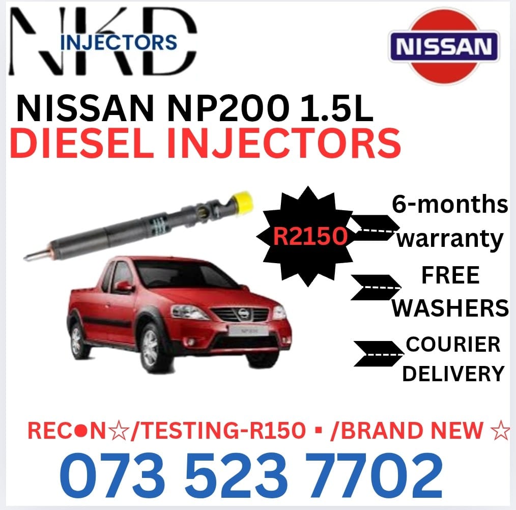 Nissan Np200 1.5L Diesel injectors - Private Seller Nissan Np200 1.5L Diesel injectors - Private Seller