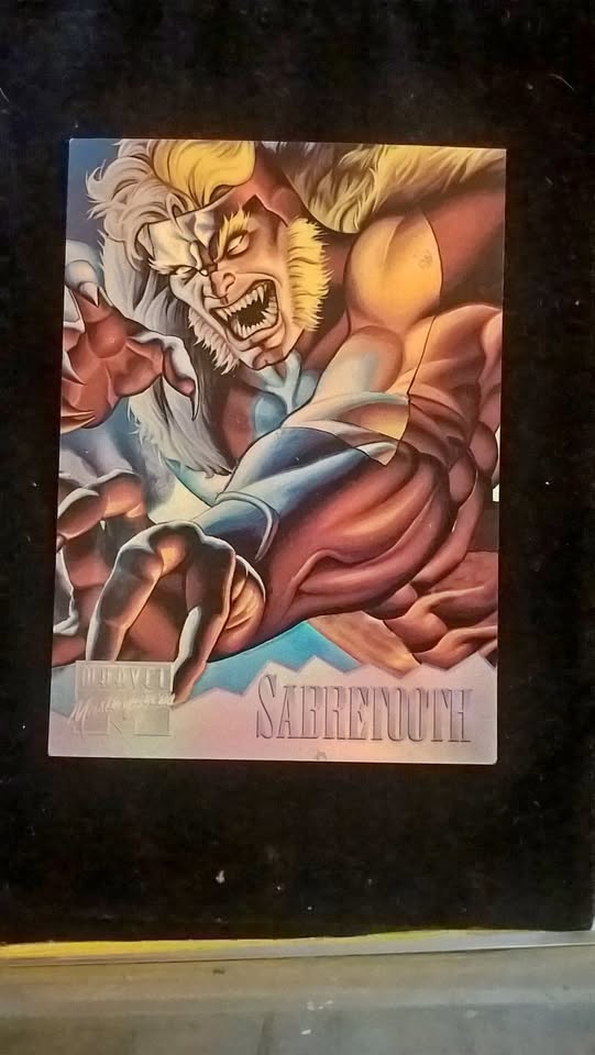 Rare Sabretooth Card – 1995 Marvel Masterpieces Rare Sabretooth Card – 1995 Marvel Masterpieces