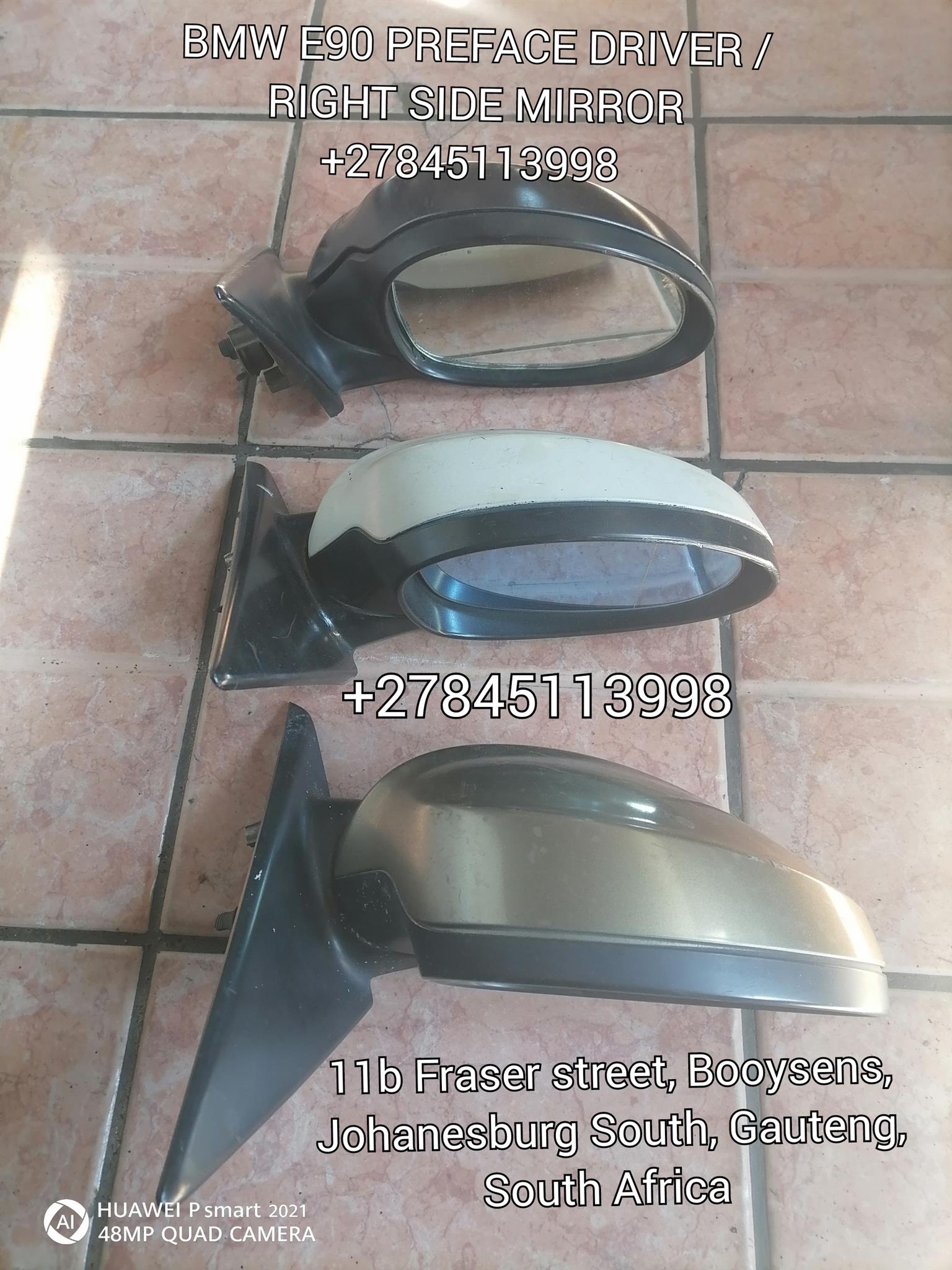BMW E90 PREFACE DRIVER SIDE MIRRORS
