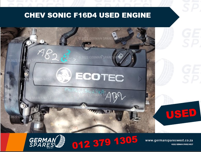 Chev Sonic F16D4 Used Engine - Private Seller Chev Sonic F16D4 Used Engine - Private Seller