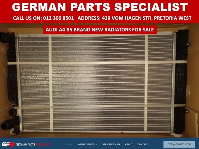 AUDI A4 B5 BRAND NEW RADIATORS FOR SALE - Private Seller AUDI A4 B5 BRAND NEW RADIATORS FOR SALE - Private Seller