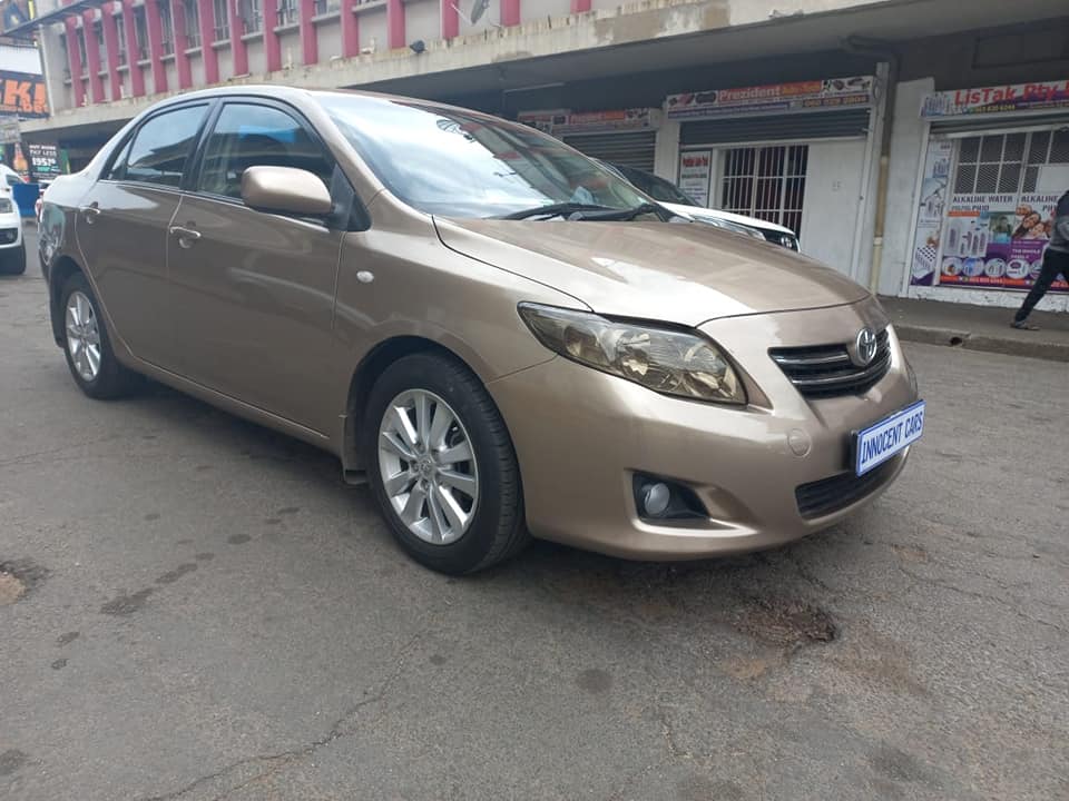 2008 TOYOTA COROLLA PROFESSIONAL 1.6 PETROL , MANUAL TRANSMISSION, GOLD COLOUR,