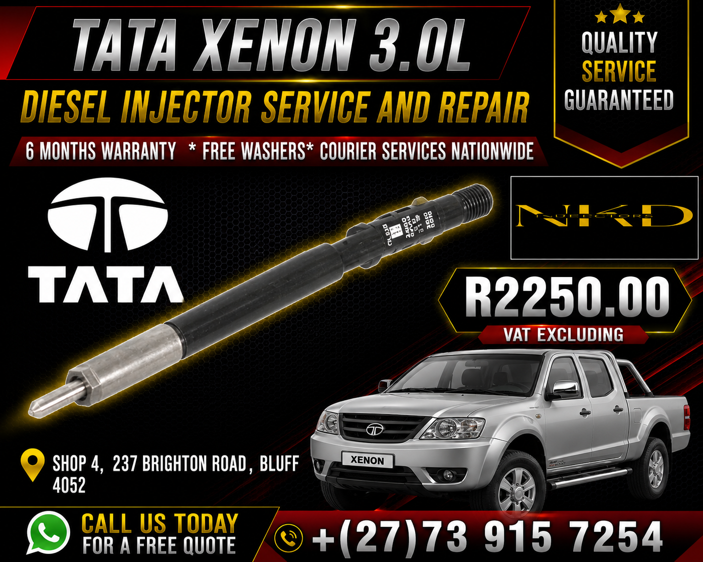 Recon_Injectors_For_Tata_Xenon_3.0L - Private Seller Recon_Injectors_For_Tata_Xenon_3.0L - Private Seller