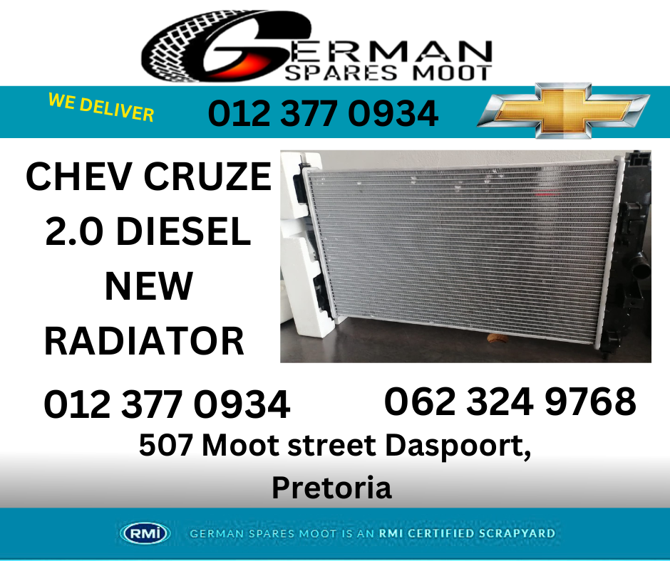 Chevrolet Cruze 2.0 Diesel New Radiator - Private Seller Chevrolet Cruze 2.0 Diesel New Radiator - Private Seller