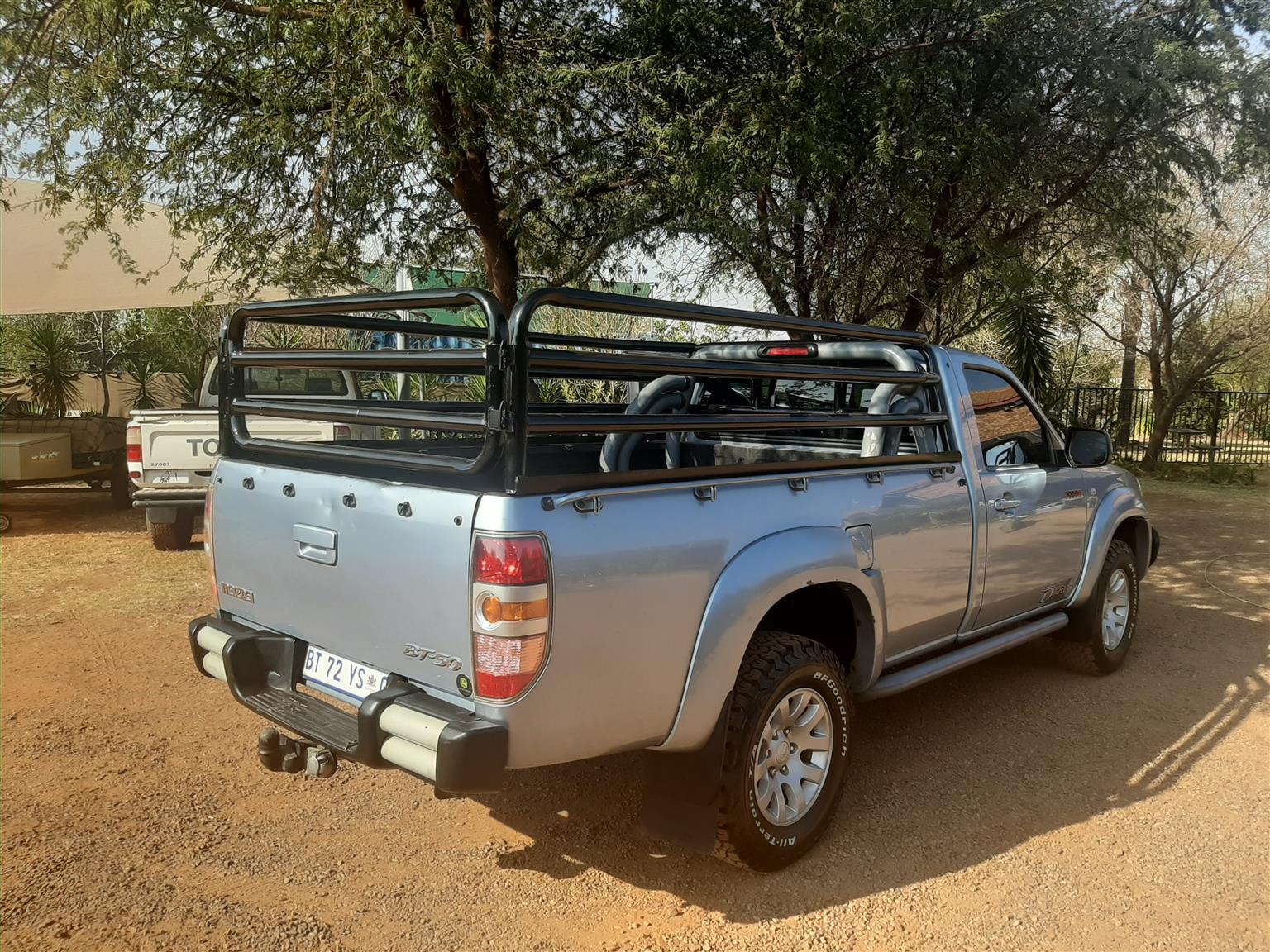 Mazda BT50 CATTLE RAILS AND CANVAS CANOPY