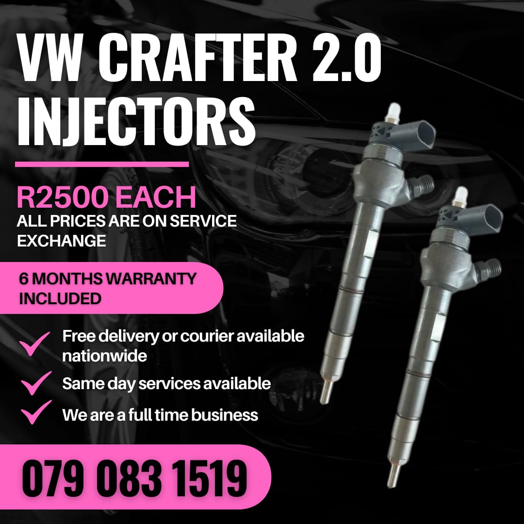 VW CRAFTER 2.0 INJECTORS FOR SALE WITH WARRANTY - Private Seller VW CRAFTER 2.0 INJECTORS FOR SALE WITH WARRANTY - Private Seller