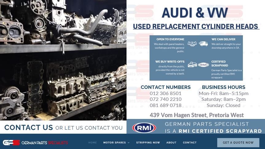 Audi & VW cylinder heads for sale - Private Seller Audi & VW cylinder heads for sale - Private Seller