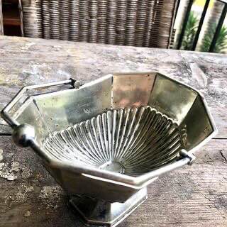 Beautiful Antique Silver plated footed sugar / sweets or trinkets bowl.
