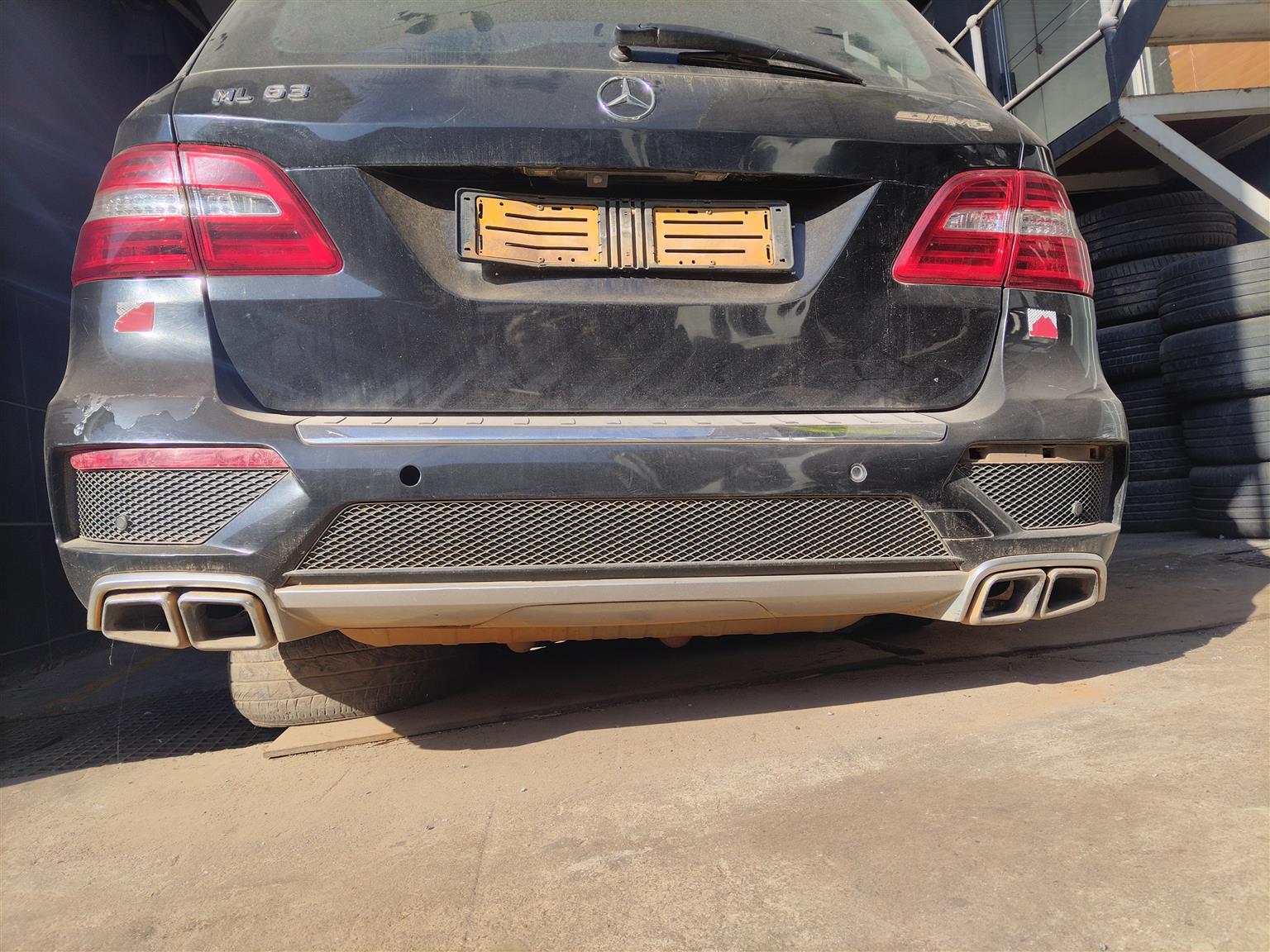 Mercedes ML63 AMG rear bumper for sale used W166 spares