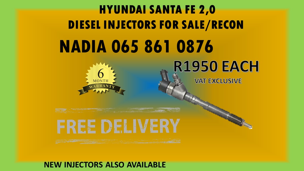 HYUNDAI SANTA FE 2.0 DIESEL INJECTORS FOR SALE - BRAND NEW - Private Seller HYUNDAI SANTA FE 2.0 DIESEL INJECTORS FOR SALE - BRAND NEW - Private Seller