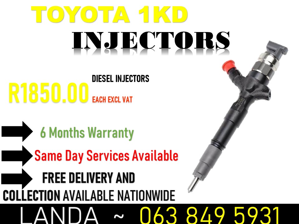 TOYOTA 2KD INJECTORS - Private Seller TOYOTA 2KD INJECTORS - Private Seller