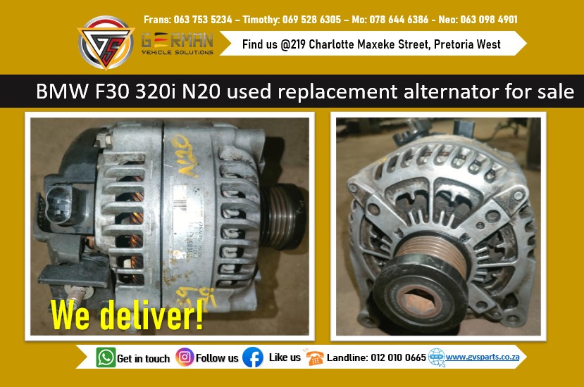 Bmw e90 320i alternator deals for sale