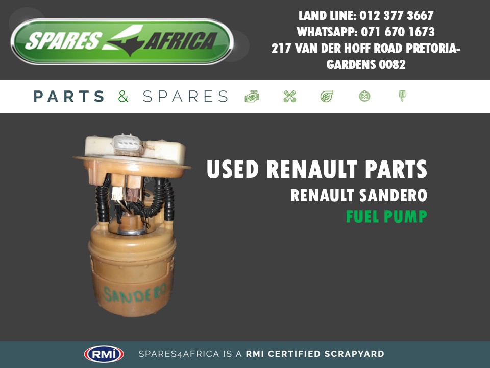Renault Sandero Used Fuel Pump - Private Seller Renault Sandero Used Fuel Pump - Private Seller