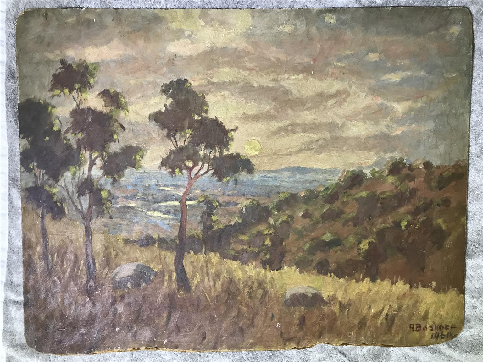 Adriaan Boshoff Painting 67cm x 51cm