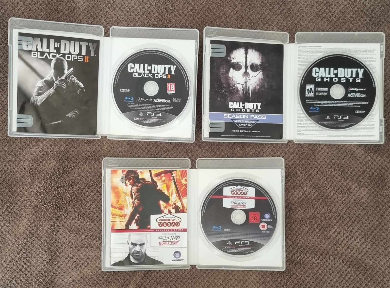 PS3 Games - Call of Duty and Tom Clancy Titles 