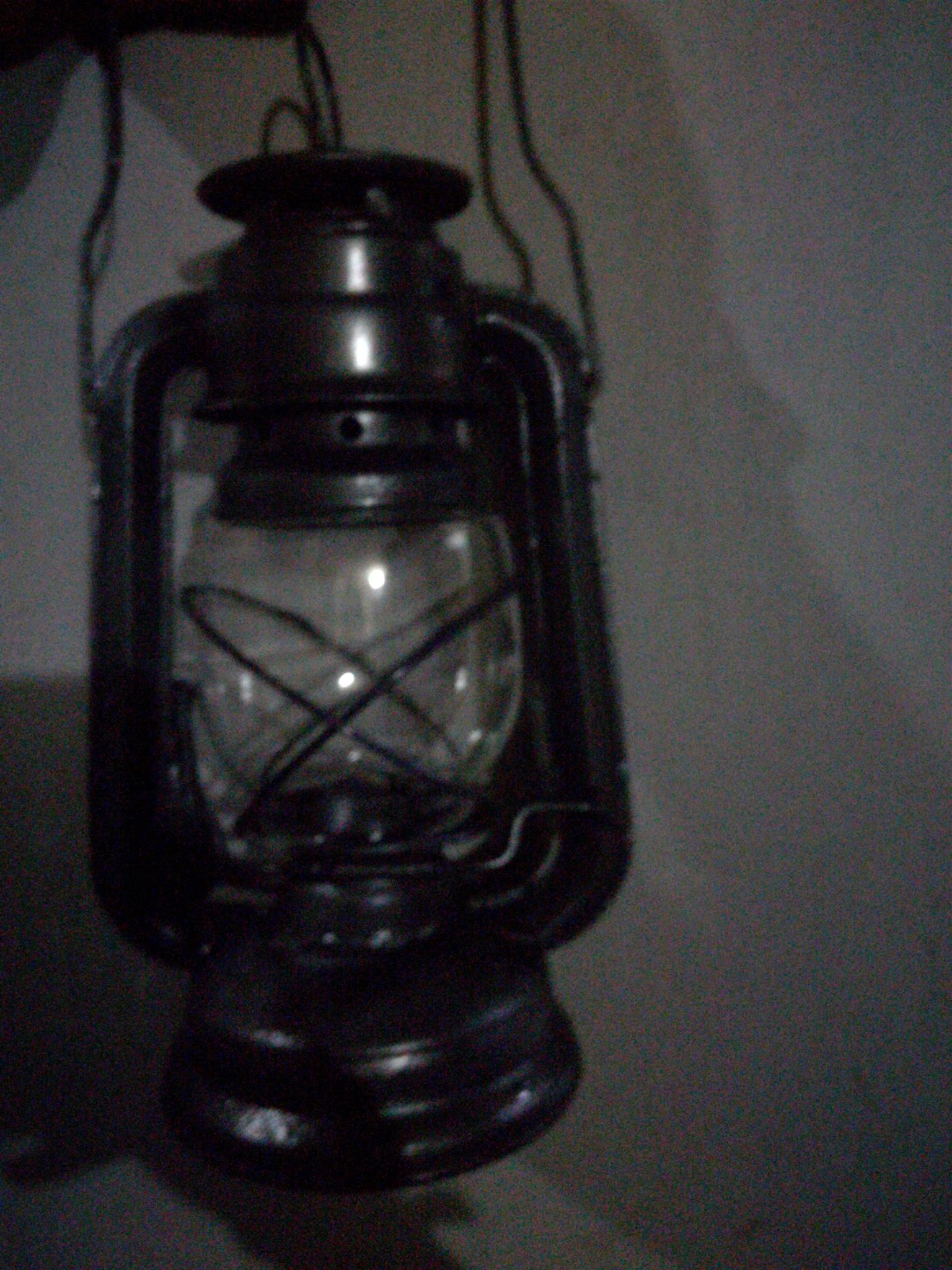 Antic parrifin lamp