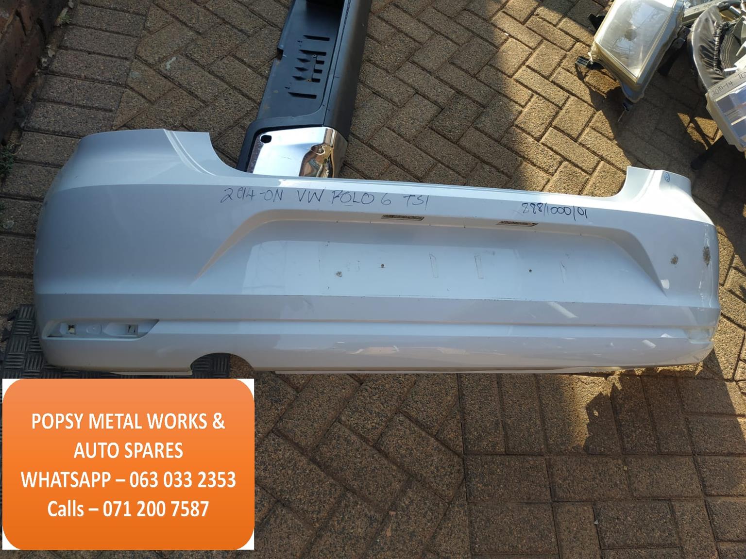2014 VW POLO 6 TSI REAR BUMPER - Private Seller