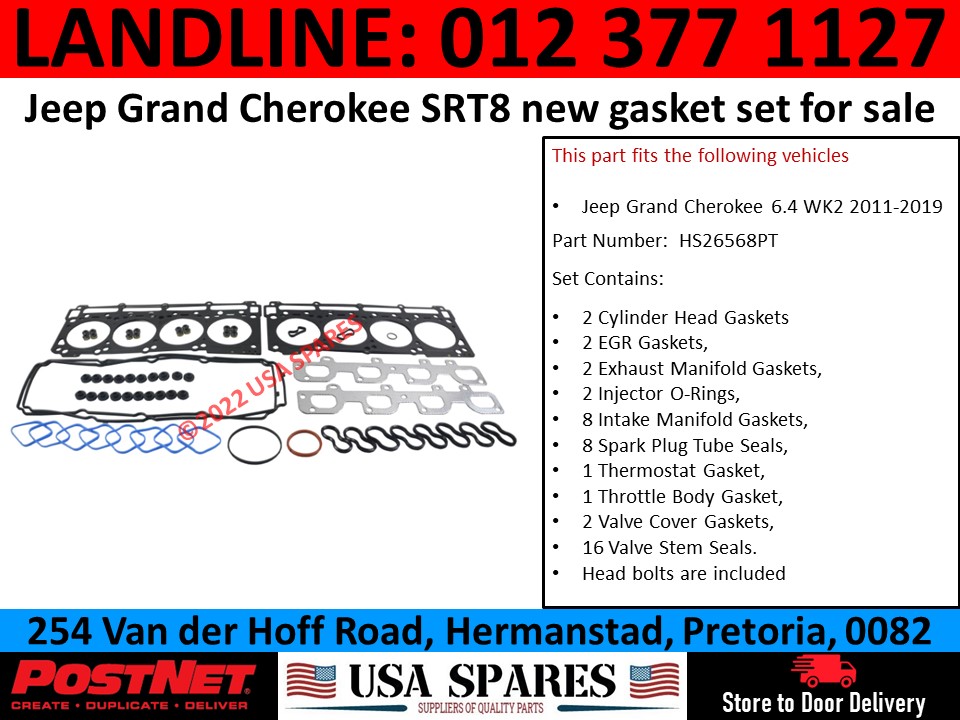 Jeep 6.4 SRT8 WK2 V8 new cylinder head gasket set for sale Junk Mail