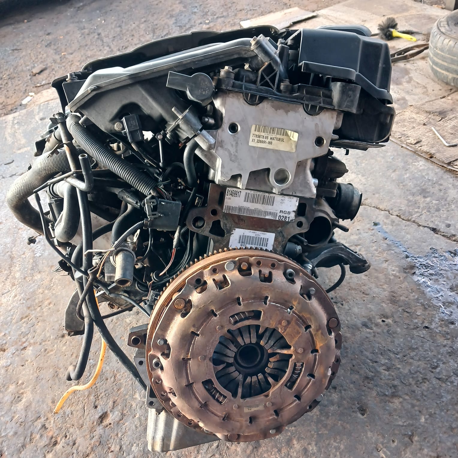 BMW E46 320D M47TU COMMONRAIL NON IMPORT MOTOR ENGINE FOR SALE