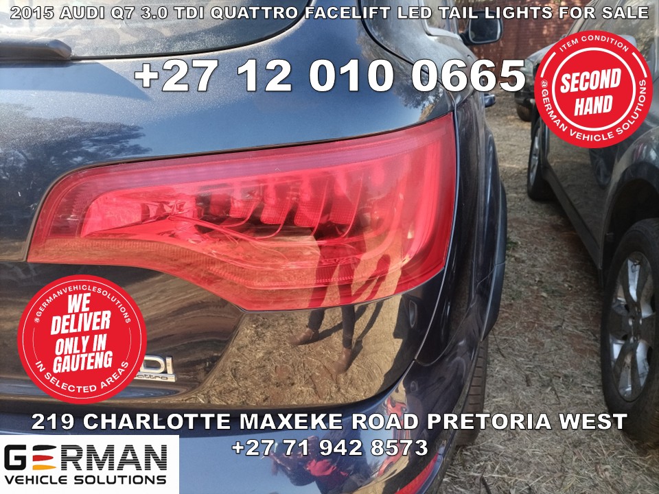 Audi Q7 3.0 tdi quattro facelift led tail lights for sale - Private Seller Audi Q7 3.0 tdi quattro facelift led tail lights for sale - Private Seller